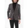 Nino Danieli Virgin Wool Blazer With Geometric Motif
