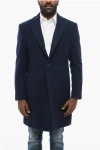 Nino Danieli Virgin Wool Classic Coat In Blue