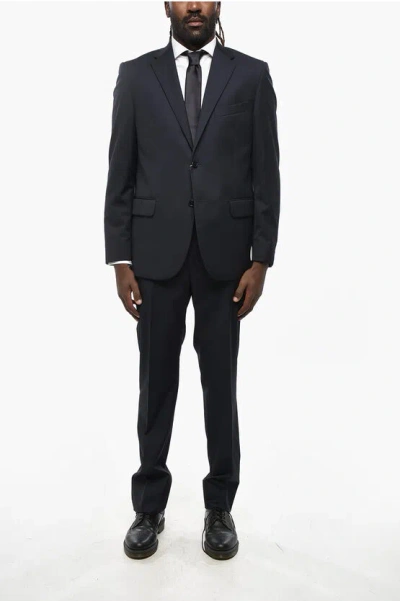 NINO DANIELI VIRGIN WOOL SIDE VENTS 2-BUTTON SUIT