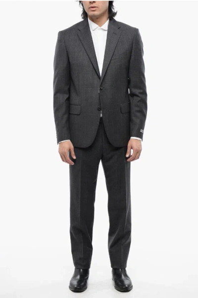 Nino Danieli Virgin Wool Side Vents Notch Lapel Suit