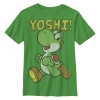 Nintendo Boy's  Running Yoshi  Graphic T-shirt In Green
