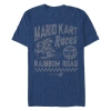 Nintendo Distressed Mario Races Every Night  Graphic T-shirt In Blue