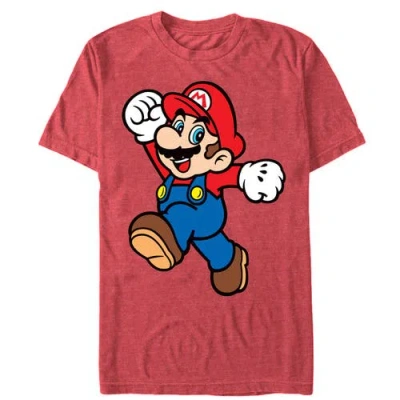 Nintendo Mario Super Pose  Graphic T-shirt In Red