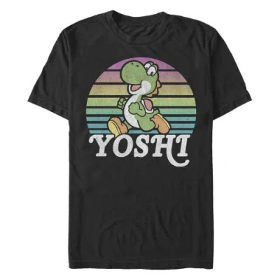 Nintendo Retro Yoshi  Graphic T-shirt In Black