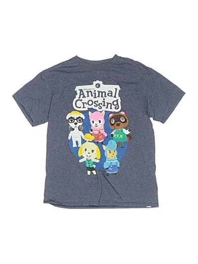 Pre-owned Nintendo Kids' Short Sleeve T-shirt In Blue