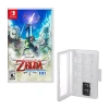 Nintendo Zelda Skyward Sward For  Switch With Hard Shell 12 Game Caddy In White