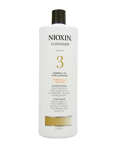 Nioxin 33.8oz System 3 Cleanser For Fine Chemically Enhanced Hair In White