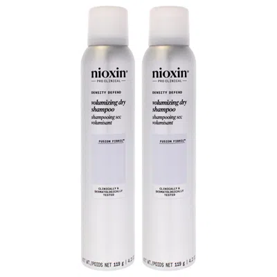 Nioxin Density Defend Volumizing Dry Shampoo By  For Unisex - 4.2 oz Dry Shampoo - Pack Of 2 In Multi