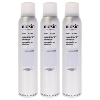 Nioxin Density Defend Volumizing Dry Shampoo By  For Unisex - 4.2 oz Dry Shampoo - Pack Of 3 In Multi