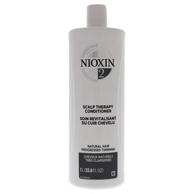 Nioxin System 2 Scalp Therapy Conditioner By  For Unisex - 33.8 oz Conditioner In White