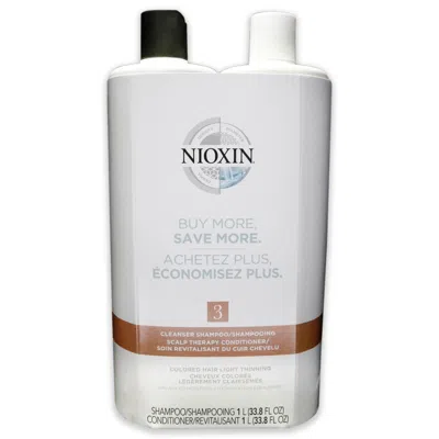 Nioxin System 3 Duo By  For Unisex - 2 X 33.8 oz Shampoo, Conditioner In White