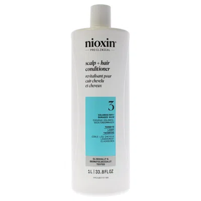 Nioxin System 3 Scalp Therapy Conditioner By  For Unisex - 33.8 oz Conditioner In White