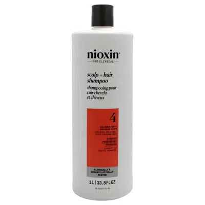 Nioxin System 4 Cleanser Shampoo By  For Unisex - 33.8 oz Shampoo In Transparent