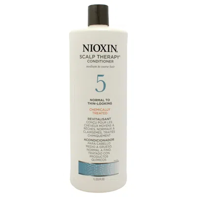 Nioxin System 5 Scalp Therapy Conditioner By  For Unisex - 33.8 oz Conditioner In White