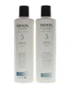 Nioxin Unisex 2 X 10.1oz System 5 Cleanser + Scalp Therapy
