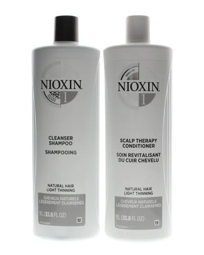 Nioxin Unisex 2 X 33.8oz System 1 Cleanser + Scalp Therapy In Multi