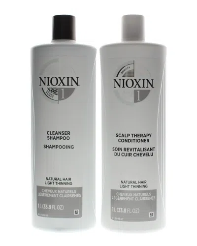 Nioxin Unisex 2 X 33.8oz System 1 Cleanser + Scalp Therapy Liter Duo In Multi