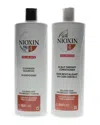 Nioxin Unisex 2 X 33.8oz System 4 Cleanser + Scalp Therapy Liter Duo