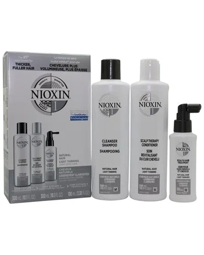 Nioxin Unisex System 1 Starter Kit 3pc Set In Transparent