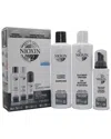Nioxin Unisex System 2 Starter Kit 3pc Set In Transparent