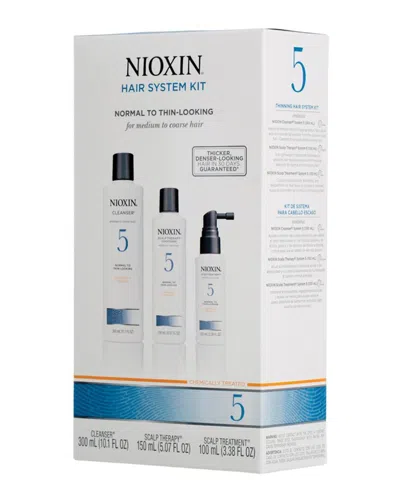 Nioxin Unisex System 5 Starter Kit 3pc Set In Transparent