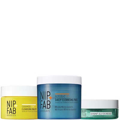 Nip+fab Daily Double Cleanse And Treatment Trio