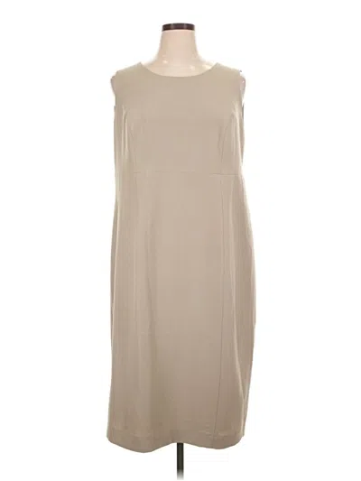 Pre-owned Nipon Boutique Casual Dress In Tan
