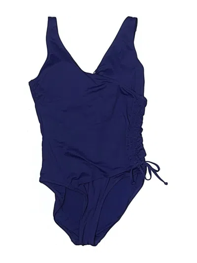 Pre-owned Niptuck Swim One Piece Swimsuit In Blue