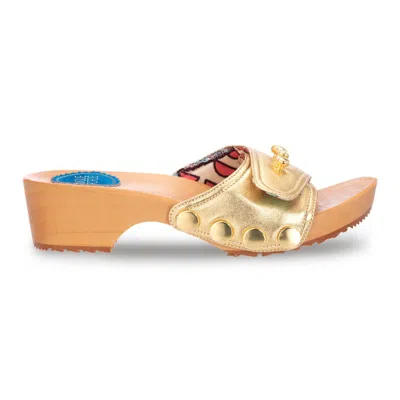 Nique Forde Women's Butterscotch Gold Lucille Sandals