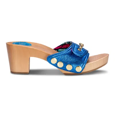 Nique Forde Women's Cobalt Blue Georgie Sandals
