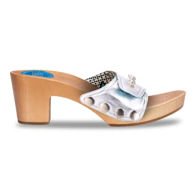 Nique Forde Women's Glazed Silver Georgie Sandals