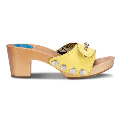 Nique Forde Women's Macaroon Yellow Georgie  Sandals