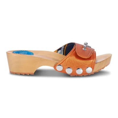 Nique Forde Women's Paprika Hot Orange Lucille Sandals