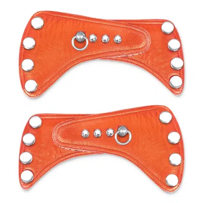 Nique Forde Women's Paprika Hot Orange Sandal Straps