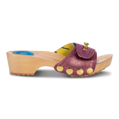 Nique Forde Women's Purple Mulberry Wine Lucille Sandals