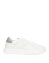 Nira Rubens Man Sneakers White Size 12 Soft Leather In White