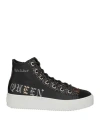 Nira Rubens Woman Sneakers Black Size 7 Textile Fibers, Leather In Black
