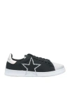 Nira Rubens Woman Sneakers Black Size 7 Textile Fibers, Soft Leather In Black