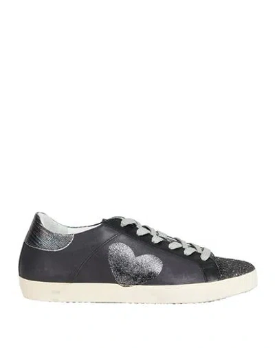 Nira Rubens Woman Sneakers Charcoal Size 7 Leather In Gray