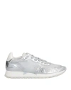 Nira Rubens Woman Sneakers Silver Size 6 Textile Fibers In Silver