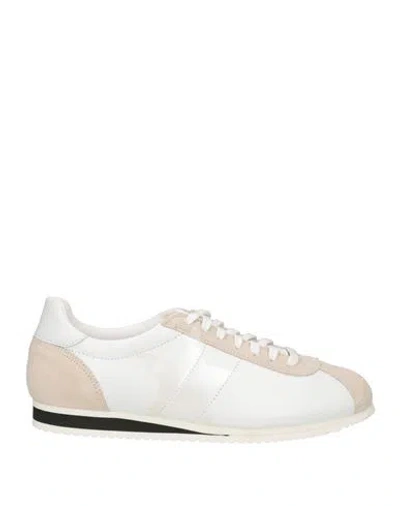 Nira Rubens Woman Sneakers Ivory Size 7 Soft Leather In White
