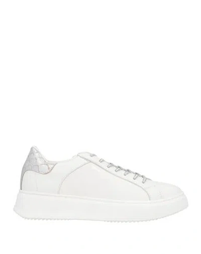Nira Rubens Woman Sneakers White Size 7 Soft Leather In Multi