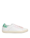 Nira Rubens Woman Sneakers White Size 7 Soft Leather, Textile Fibers In White