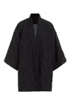 Niran Women's Silvia Black Padded Kimono Jacket In Black