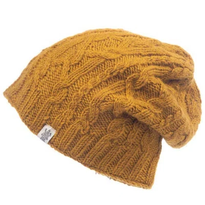 Nirvana Designs Alexander Cable Slouch In Honey
