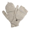 Nirvana Designs Bryant Fingerless Gloves W/ Flap In Linen