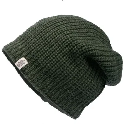 Nirvana Designs Cardigan Knit Slouch In Olive