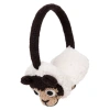 Nirvana Designs Cheeta Monkey Earmuffs In White