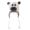 Nirvana Designs Crochet Bear Hat In White Combo