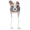 Nirvana Designs Crochet Chiwawa Hat In White Combo